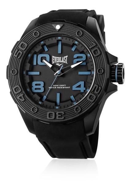 Relógio Pulso Everlast Force Abs Pulseira Silicone Leve