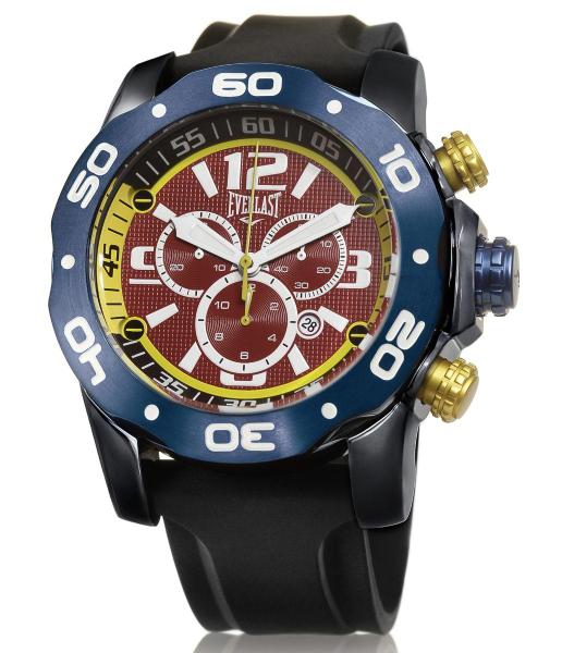 Relógio Pulso Everlast Masculino Azul Cronografo E431