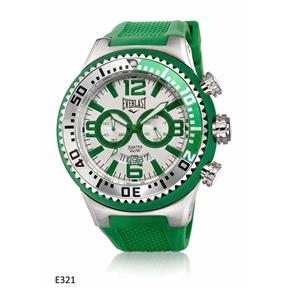 Relógio Pulso Everlast Masculino Verde Cronografo E321