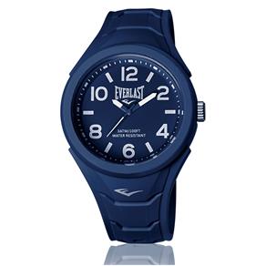 Relógio Pulso Everlast Unissex Esporte Silicone Azul E703