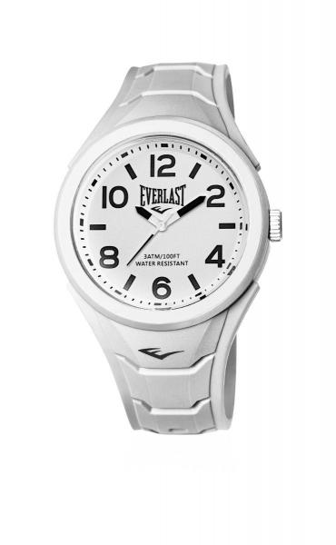 Relógio Pulso Everlast Unissex Esporte Silicone Branco E707