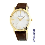 Relogio pulso feminino champion COURO CN24226B