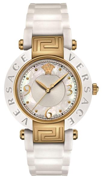 Relogio Pulso Feminino Versace Caixa Aço Pulseira Silicone