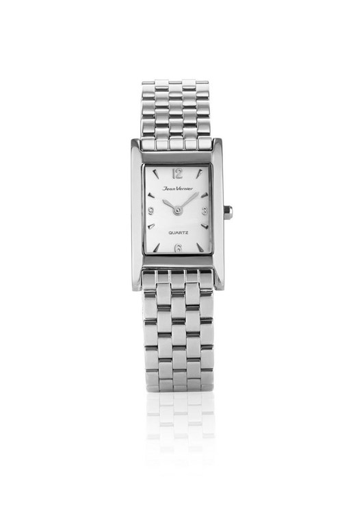 Relógio Pulso Jean Vernier Aço Inoxidável Feminino Jv01618b