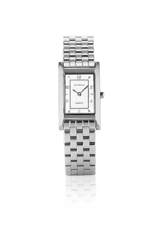 Relógio Pulso Jean Vernier Aço Inoxidável Feminino Jv01618bm
