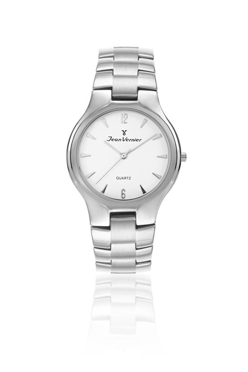 Relógio Pulso Jean Vernier com Cristal Unissex Jv06169