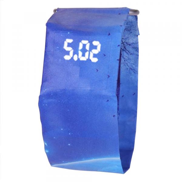 Relógio Pulso Papel Leve LED Digital à Prova D Água Azul - Magma