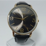 Relógio Q&q By Citizen Dourado Fundo Preto Q854-105y