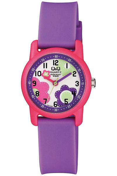 Relógio QQ Infantil Florzinha à Prova D'água VR41J006Y