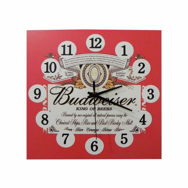 Relógio Quadrado Budweiser - Tecnolaser