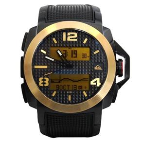 Relógio Quiksilver Molokai Preto L Dourado