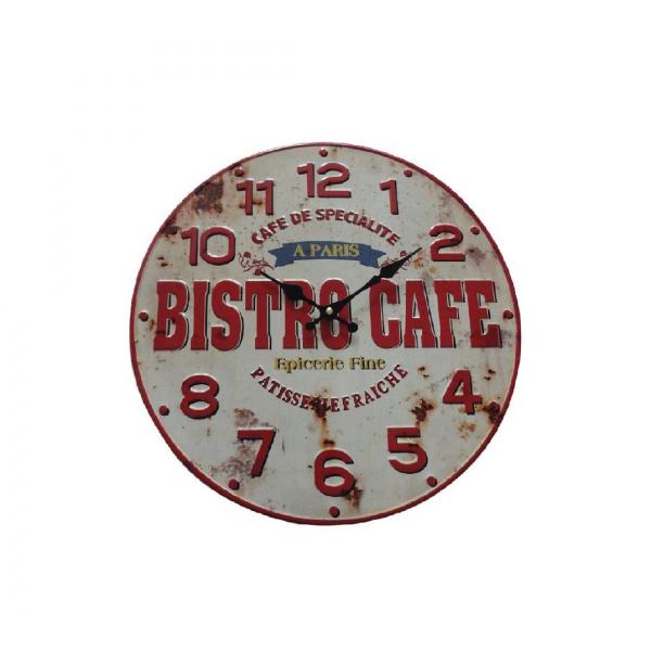 Relógio Retrô Bistro Cafe - 40 Cm - Btc