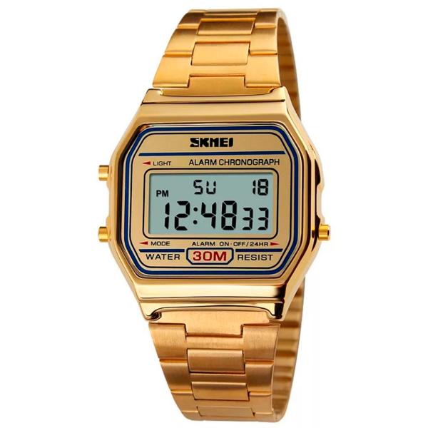 Relógio Retrô Vintage Skmei 1123 - Dourado