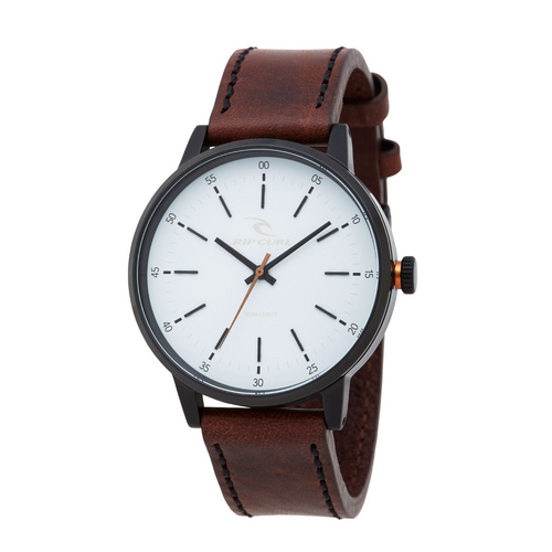 Relógio Rip Curl Drake Midnight Leather A2908 Pulseira Couro