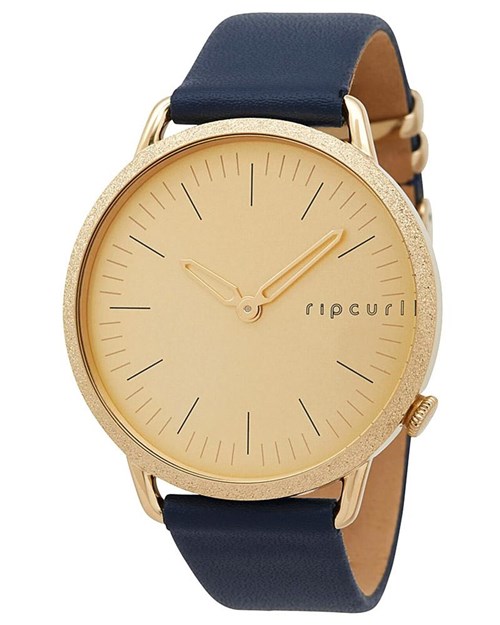 Relógio Rip Curl Super Slim Leather Dourado