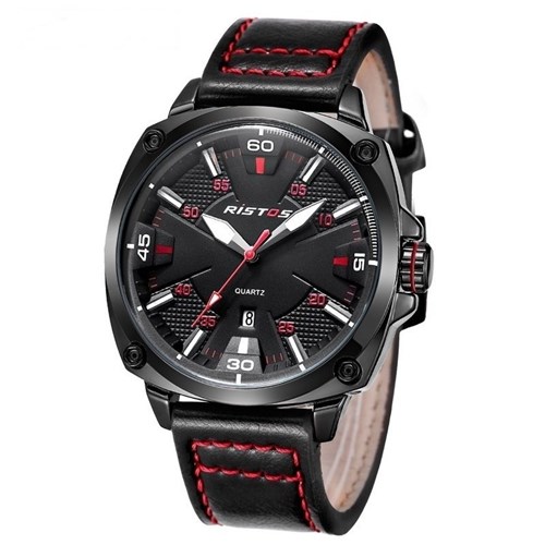 Relógio Ristos Quartz R007 (Vermelho)