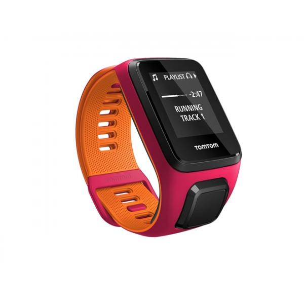 Relógio Runner 3 Cardio Music Rosa/Laranja Small - Tomtom