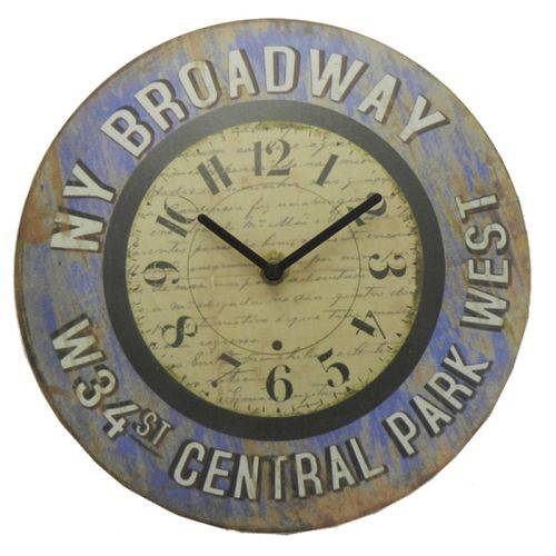 Relógio Rústico Broadway