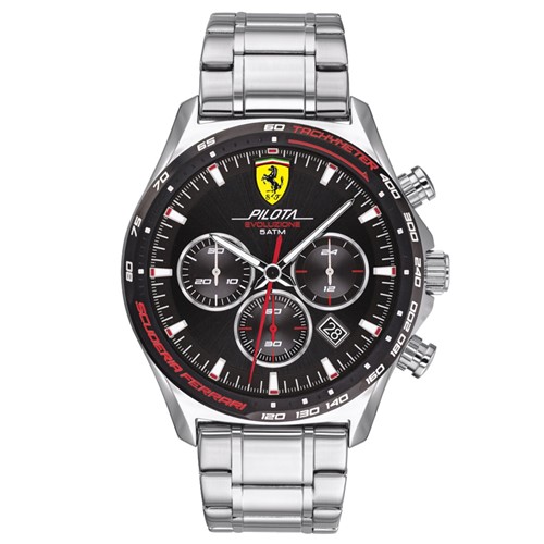 RelÃ³gio Scuderia Ferrari Masculino AÃ§o - 830714 By Vivara - Prata - Feminino - Dafiti