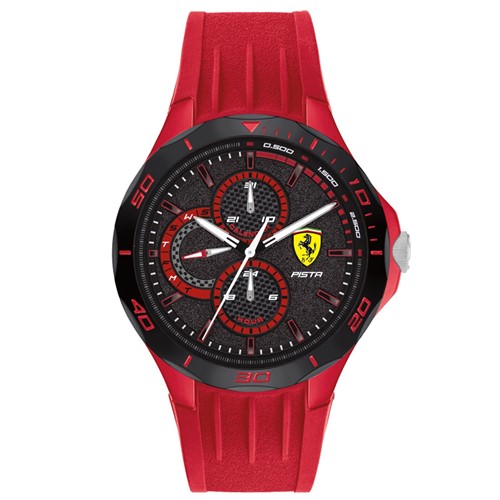 Relógio Scuderia Ferrari Masculino Borracha Vermelho - 830723 by Vivara