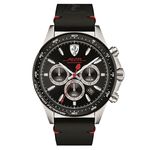 Relógio Scuderia Ferrari Masculino Couro Preto - 830389