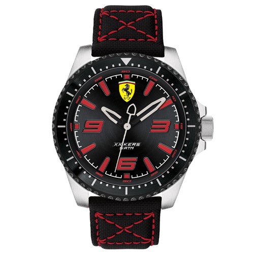 Relógio Scuderia Ferrari Masculino Nylon Preto - 830483 By Vivara