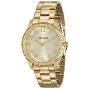 Relógio Seculus Feminino 20568lpsvds1 Dourado