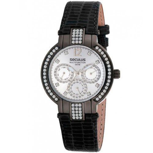 Relógio Seculus Feminino 24705LPSGSR1 Preto