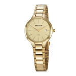 Relógio Seculus Feminino Casual Dourado 77051lpsvds1