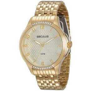 Relógio Seculus Feminino Moda Glamour 28456LPSVDS1