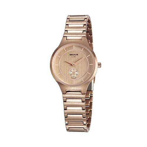 Relógio Seculus Feminino Ref: 20772lpsvds4 Line Slim Rosé