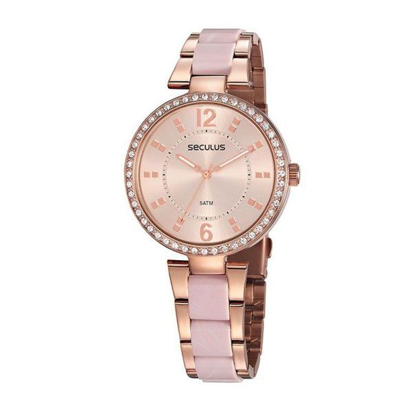 Relógio Seculus Feminino Rosé 77016LPSVRF4