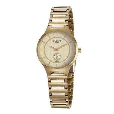 Relógio Seculus Feminino Slim 20772LPSVDS4