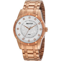 Relógio Seculus Feminino Social Analógico 28238LPSPRS1 Rose Gold