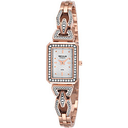 Relógio Seculus Feminino Social Rose Gold - 48081LPSTRA2