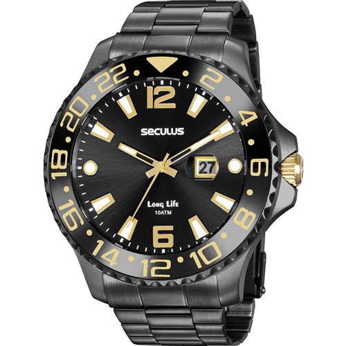 Relógio Seculus Masculino Long Life 20831GPSVPA2