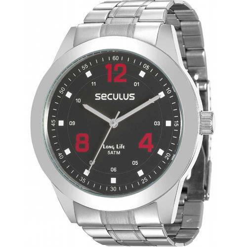 Relógio Seculus Masculino Long Life 28886G0SVNA1