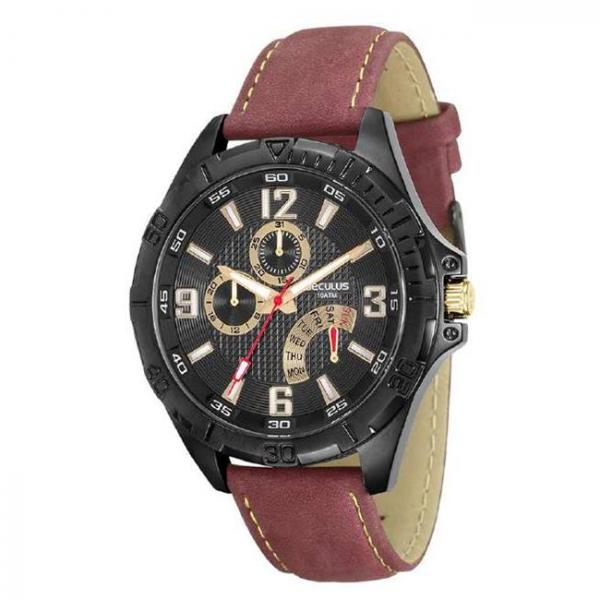 Relógio Seculus Masculino Ref: 20523gpsvpc1 Multifunção Black - Seculus