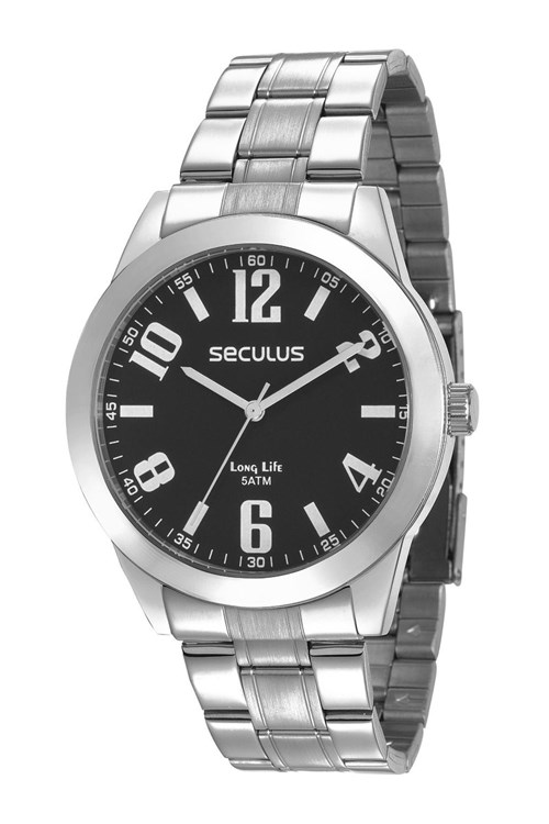 Relógio Seculus Original Masculino Linha Prime Urbano 5 Atm Modelo 28936G0svna2