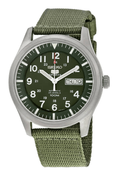 Relógio Seiko 5 Sports Automático Snzg09B1 E2Sx - Military Masculino