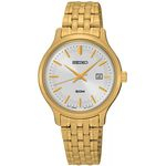 Relógio Seiko Feminino Dourado 50 Metros Sur792b1 S1kx