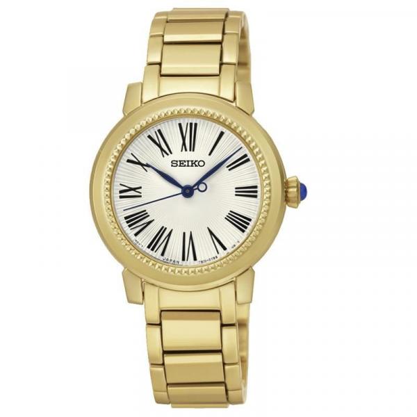 Relógio Seiko Feminino Ref: Srz450b1 B3kx Clássico Dourado