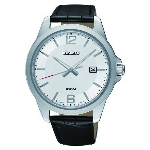 Relógio Seiko Masculino com Pulseira de Couro Sur249b1 S1px