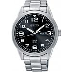 Relógio Seiko Masculino Prata com Preto e Preto - SNE471B1