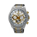 Relógio Seiko Masculino Prata/Dourado Ssb245b1