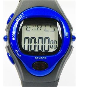 Relógio Sensor Medidor Caloria Frequência Cardíaca - Azul