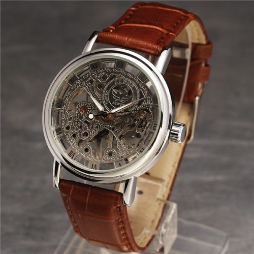 Relógio Sewor Automático Luxo (Prata)