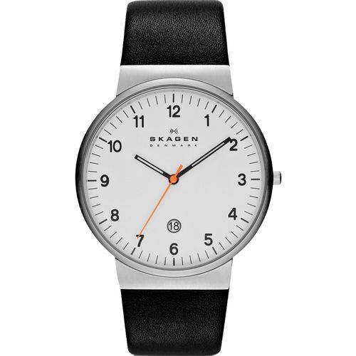 Relógio Skagen Couro - SKW6024/1BN