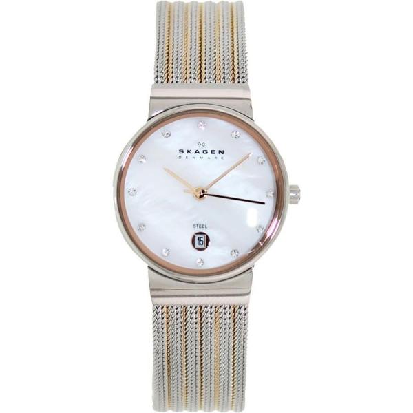 Relógio Skagen Feminino Ref: 355ssrs/5kn Slim Bicolor