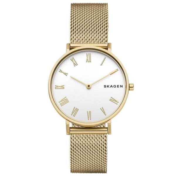 Relógio Skagen Feminino Ref: Skw2713/1dn Slim Dourado